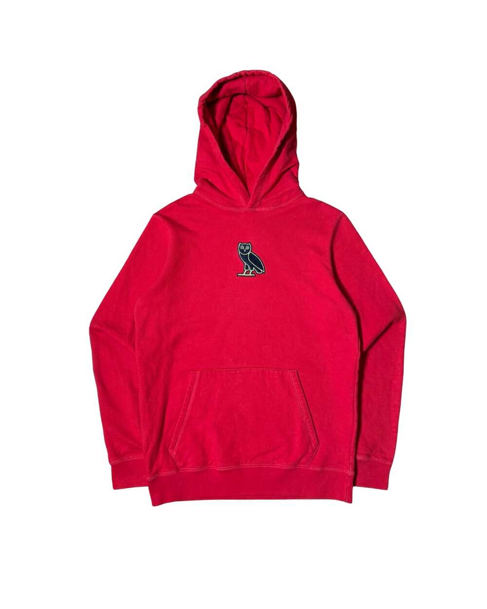 October's Very Own OVO Classic Owl Pullover Hoodie in Red